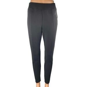 AX Armani Exchange Women's Black Logo High Rise Leggings Sweat Pants Size S